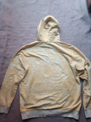 Felpa Champion tie-dye gialla uomo