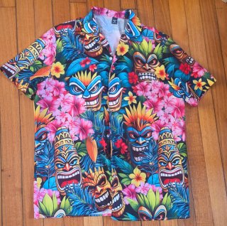 Camiseta Verano Hawaiana Tiki XXL