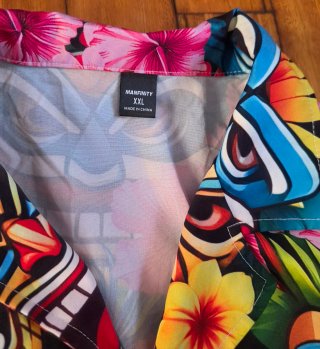 Camiseta Verano Hawaiana Tiki XXL