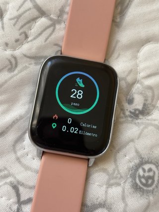 Reloj Inteligente P32E Rosa y Plateado