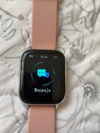 Reloj Inteligente P32E Rosa y Plateado