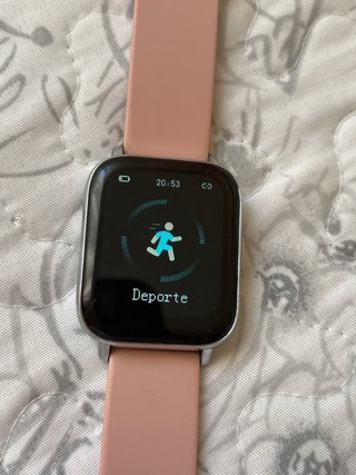 Reloj Inteligente P32E Rosa y Plateado