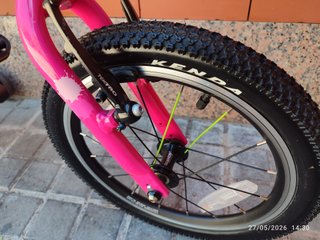 Bicicleta Niña Frog rosa 16 pulgadas