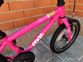 Bicicleta Niña Frog rosa 16 pulgadas
