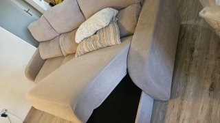 Sofá Cama Chaise Longue Asientos Extensibles