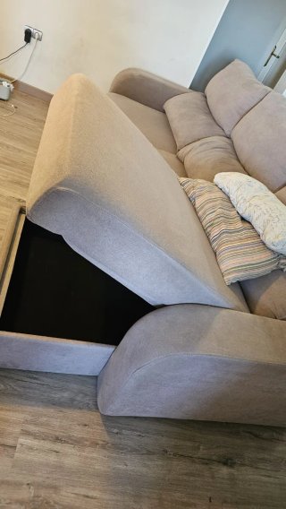 Sofá Cama Chaise Longue Asientos Extensibles