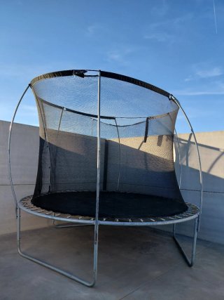 Cama elástica con red de seguridad 300 cm