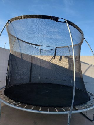 Cama elástica con red de seguridad 300 cm