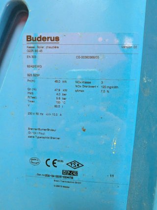 Caldera Buderus 45kW