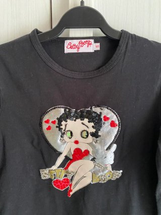 Maglia tg 10 anni bambina Betty Boop