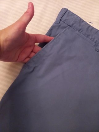 Pantalón chino azul azafata de hombre