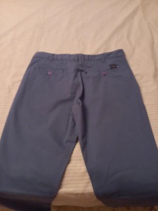 Pantalón chino azul azafata de hombre