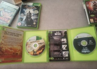 Conjunto di giochi Xbox 360: Fable II, Naruto, Batman...