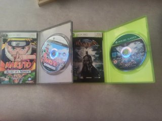 Conjunto di giochi Xbox 360: Fable II, Naruto, Batman...