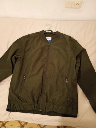 Chaqueta bomber verde militar OPTIMA