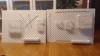 Organizador Pared Ikea Blanco Metal