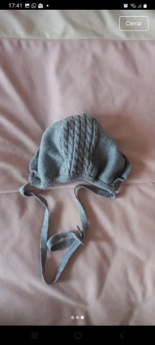 Capota de bebé de punto