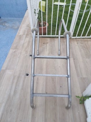 Escalera Piscina Aluminio 3 Peldaños