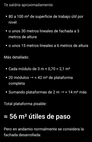 Todo el pack. Andamios ULMA: Marcos, trampillas,..