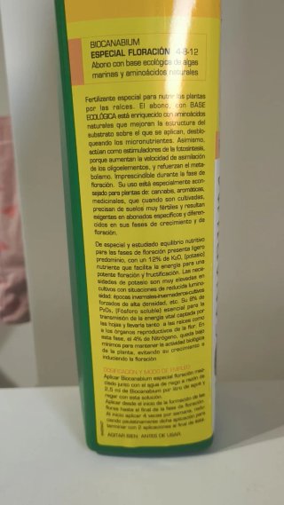 Biocanabium Special Flowering 4-8-12 Abono 1000ml