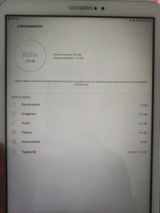 Tablet Samsung 10.1 96GB + Custodia + MicroSD