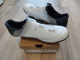 Zapatillas Shimano RC702 Blancas T45 Carretera