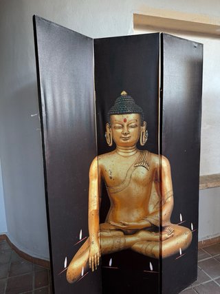 2 Biombos Decorativos Buda