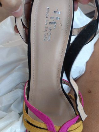 Sandalias de tacón mujer