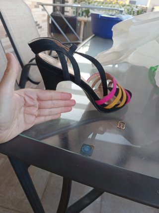 Sandalias de tacón mujer