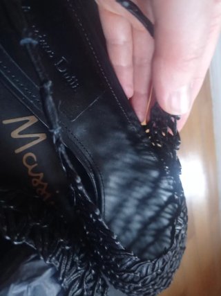 Bailarinas Massimo Dutti Piel Trenzada Negras