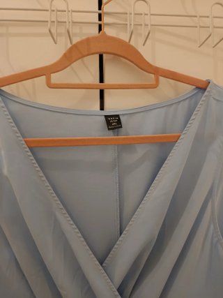 Vestido asimétrico azul talla XXL
