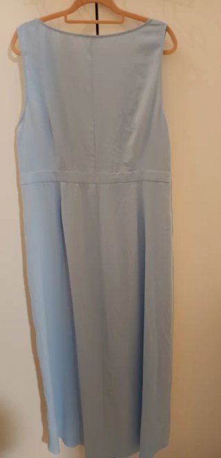 Vestido asimétrico azul talla XXL