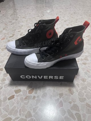 Botas Converse Talla 42 Verde y Naranja