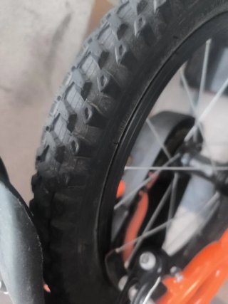 Bicicleta infantil 16 pulgadas naranja