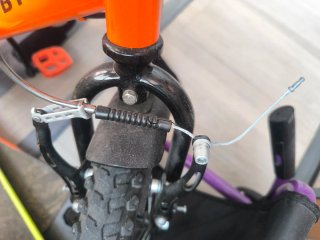 Bicicleta infantil 16 pulgadas naranja