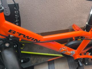 Bicicleta infantil 16 pulgadas naranja