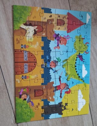 Puzzle Medieval Castillo 2 Piezas, Educa