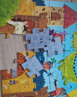 Puzzle Medieval Castillo 2 Piezas, Educa