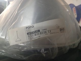 Lámpara de techo FOTO Ikea
