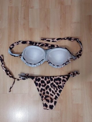 Bikini Animal Print Leopardo Volantes