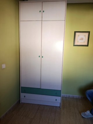Dormitorio juvenil completo con cama nido