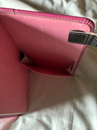 Diario /Cuaderno Cross Signature Rosa PIEL CUERO