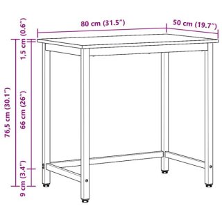 Mesa escritorio 80x50 cm