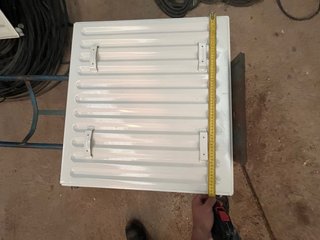 Radiador Doble Panel Calefacción Metal Blanco