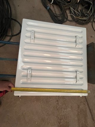 Radiador Doble Panel Calefacción Metal Blanco