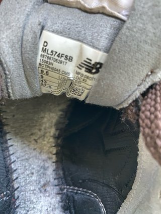 Zapatillas New Balance 574 Marrón Talla 43