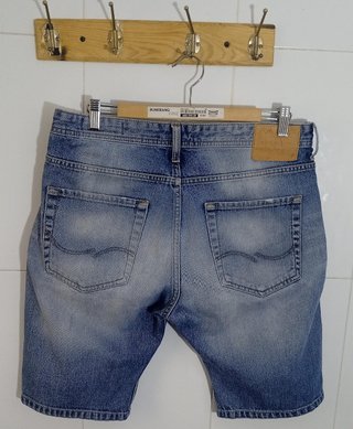 Vaqueros cortos Jack & Jones azules