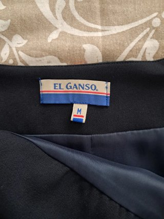 FALDA azul marino EL GANSO