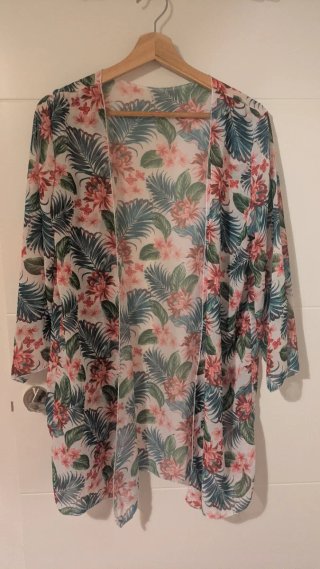 Pareo floral multicolor