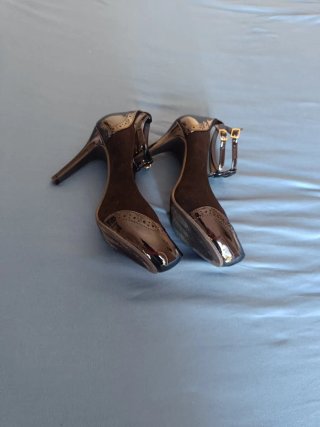 Zapatos tacón Mary Jane Retro Chic Negros